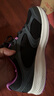 斯凱奇（Skechers）女鞋秋季2025新款休閑鞋減震跑步鞋輕便軟底媽媽鞋網(wǎng)面透氣運(yùn)動鞋 /黑色/紫色-BKPR 38 （建議拍小一碼） 曬單實拍圖