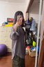 CEENIU防曬衣女夏季冰絲透氣輕薄開衫外套2025新款長(zhǎng)袖薄款雪紡襯衫罩衫 灰色 【珠光雪紡】 M 【80-100】 曬單實(shí)拍圖