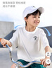 Converse匡威童裝男童套裝2025夏季新款運動(dòng)休閑寬松短袖短褲兩件套潮牌 天空藍 140 /68 【建議身高128-140cm】 曬單實(shí)拍圖