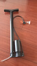 打氣筒自行車(chē)高壓便攜小型家用電動(dòng)摩托電瓶車(chē)汽車(chē)籃球管子充氣筒 160長(cháng)款加粗加大泵【鋼鐵黑】 曬單實(shí)拍圖