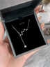 Grace GirlPT950鉑金北斗七星項鏈女士北極星吊墜輕奢情人節禮物送女友老婆 鉑金七星項鏈+輕奢禮盒 曬單實(shí)拍圖