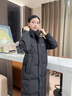 波司登25年于適同款羽絨服男女情侶長(cháng)款寬松舒適連帽面包服外套 曬單實(shí)拍圖