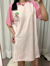 有棵樹(shù)【抗菌純棉】女士睡裙親膚精梳棉睡衣女生中長(cháng)裙可外穿春夏家居服 曬單實(shí)拍圖