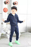 G.DUCKKIDS童裝男童春秋套裝運(yùn)動(dòng)裝兒童衣服男大童秋冬季織帶外套褲子兩件套 8038藏青色【春秋款】 140 尺碼9~10歲【130-140cm】cm 曬單實(shí)拍圖