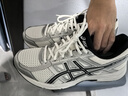亞瑟士ASICS網(wǎng)面跑鞋百搭男鞋緩震運(yùn)動(dòng)鞋透氣跑步鞋 GEL-CONTEND 4 白色/銀色 42.5 曬單實(shí)拍圖