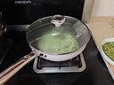 愛(ài)仕達外陶內鈦不粘炒鍋金剛有鈦不粘鍋耐磨王輕油少煙不挑爐灶 外陶內鈦不粘炒鍋 28cm 曬單實(shí)拍圖