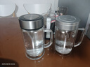京東京造 茶杯 雙層玻璃茶水分離泡茶咖啡杯子帶把手大容量500ml 曬單實拍圖