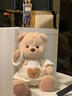 莉娜熊（TeddyTales）小熊玩偶毛絨玩具熊泰迪手作熊安撫娃娃送禮送人女生生日禮物 奶白色（明星款） 中號(hào)站姿約30cm 曬單實(shí)拍圖