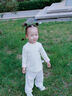 史努比（SNOOPY）女童打底衫兒童長(zhǎng)袖T恤半高領(lǐng)上衣中小童寶寶衣服 撞色拼接米色 曬單實(shí)拍圖