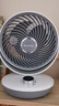 夏普（SHARP)日本小風(fēng)鈴空氣循環(huán)扇電風(fēng)扇家用小型風(fēng)扇桌面臺(tái)式靜輕音99檔風(fēng)速抑菌大風(fēng)量一級(jí)能效 升級(jí)電子款【99檔風(fēng)速/自清潔功能】 曬單實(shí)拍圖