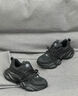 KAPPA卡帕女鞋厚底運動(dòng)鞋2025秋季新款增高軟底老爹鞋透氣休閑跑鞋子女 黑色【四季款】腳胖拍大一碼 39 曬單實(shí)拍圖