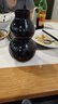 黑神話(huà)運動(dòng)水杯東方葫蘆杯子便攜塑料杯男女學(xué)生高顏值大容量水壺 黑色塑料款-太極貼-斜跨繩800ml 曬單實(shí)拍圖