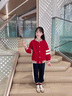 G.DUCKKIDS小黃鴨深圳小學(xué)生校服春秋裝兒童班服兩件套運動(dòng)會(huì )班服幼兒園園服 紅色兩件套 140 建議9~10歲【130-140cm】cm 曬單實(shí)拍圖