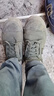 3537解放鞋男女帆布勞保鞋工地勞動(dòng)鞋戶(hù)外黃膠鞋透氣軍訓防滑耐磨球鞋 軍綠色 40 曬單實(shí)拍圖