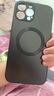 奶小鴨 【AG磨砂】適用蘋果13promax手機殼 iphone13promax保護套magsafe磁吸充電全包防摔男女款 石墨黑 曬單實拍圖