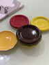 BSD陶瓷漢堡包調(diào)味碟套裝家用創(chuàng)意可愛小碟子醬油蘸醬碟小菜碟蘸料碟 陶瓷手繪冰淇淋蘸料碟（6碟） 曬單實拍圖