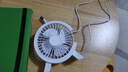電風(fēng)扇家用桌面風(fēng)扇usb小風(fēng)扇插電迷你電扇4寸學(xué)生宿舍辦公室臥室臺(tái)扇制冷 象牙白-USB插電款 曬單實(shí)拍圖