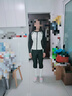 梵迪拉（F.DYRAA）泳衣女保守連體裙顯瘦ins風(fēng)大碼泡溫泉游泳裝三件套14061白色 L 曬單實(shí)拍圖