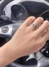 ICESTRELLA簡約時尚仿真鉆石莫桑石鉆公主方鉆18金結婚情侶對戒男戒指男士 1克拉 男士15號 曬單實拍圖