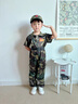 G.DUCKKIDS小黃鴨童裝兒童迷彩服套裝夏季中小學(xué)生短袖夏令營(yíng)服男女童軍訓(xùn)服 迷彩服 130 (建議120cm 8-9歲左右)cm 曬單實(shí)拍圖