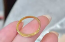 中國黃金（CHINA GOLD）冰川黃金戒指女999足金一對情侶對戒七夕情人節(jié)禮物送男女友老婆 【京速達(dá)】男戒*約2.0g 曬單實(shí)拍圖