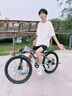 飛鴿青少年自行車6-12-18歲男女學(xué)生中大兒童輕便山地車銀24寸變速輻 曬單實拍圖