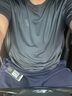 阿迪達(dá)斯短袖男2025夏季運(yùn)動(dòng)親膚透氣輕薄速干T恤 深灰/淺灰 3XL  曬單實(shí)拍圖