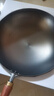 盧記廚具冷鍛打錘紋純鈦鍋圓底鍋無涂層不粘鍋家用炒鍋燃?xì)庠?2.0mm冷鍛打錘紋圓底鍋 36cm 曬單實(shí)拍圖