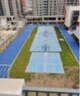 硅pu球場地坪漆籃球場羽毛球場地膠材料施工廠家學校地面彈性材料 5mm 曬單實拍圖
