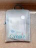 國(guó)譽(yù)（KOKUYO）CampusL型大開(kāi)口科目分類袋手提袋磨砂EVA防水耐磨內(nèi)置隔層收納袋淺藍(lán)單個(gè)裝WSG-KUP212LB 曬單實(shí)拍圖