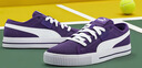 彪馬（PUMA）復(fù)古彩色透氣帆布板鞋男女百搭休閑小白鞋EVER 386393 紫羅蘭-白-08 39 曬單實(shí)拍圖