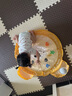 貝初眾拍拍水墊嬰兒1-3-6歲兒童爬爬水墊寶寶充氣坐墊啪爬行玩具超大號 蜜罐熊【100*100】按壓充氣款 拍拍水袋丨PVC材質(zhì)丨哄娃神器 曬單實(shí)拍圖