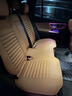貝德曼 奔馳E300L E260L EQE350 GLE450 GLE350真皮汽車坐墊四季座墊套 靠背款5座含2頭枕（卡宴色） 竹炭超纖真皮 曬單實(shí)拍圖