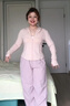 SIINSIIN降落傘褲闊腿褲女寬松防曬透氣速干運(yùn)動(dòng)束腳褲工裝休閑褲 【常規(guī)】輕盈粉 (建議161-174cm） M （100斤-120斤） 曬單實(shí)拍圖