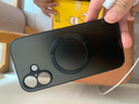奶小鴨（NEYAA）【AG磨砂】適用蘋果16手機(jī)殼 iphone16保護(hù)套magsafe磁吸充電超薄磨砂全包防摔男女款 石墨黑 曬單實(shí)拍圖