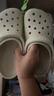 crocs卡駱馳檀健次同款經(jīng)典洞洞鞋男沙灘鞋戶(hù)外沙灘包頭拖鞋女鞋|10001 骨白色-2Y2 36 /37(220mm) 曬單實(shí)拍圖