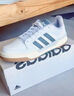 adidas ENTRAP休閑舒適運動板鞋少年感復(fù)古籃球鞋男女阿迪達(dá)斯   白色/黑色   40.5 曬單實拍圖