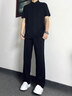 倉(cāng)石一樹 KAZUKI KURAISHI倉(cāng)石一樹短袖男2025夏季新款半袖衫男裝polo衫商務(wù)休閑翻領(lǐng)上衣 黑色 XL 曬單實(shí)拍圖