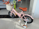 兒童自行車(chē)童車(chē)3-5-7-9歲男女復古英倫風(fēng)折疊腳踏車(chē)12/14/16/18寸 12寸 非折疊【公主粉】黑胎后座 曬單實(shí)拍圖