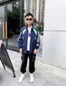 G.DUCKKIDS男童外套春秋季學(xué)生衣服中大童男孩秋裝長袖9-15歲休閑兒童夾克潮 藏青色 170 建議身高160-170年齡14-15歲 曬單實(shí)拍圖