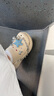 百思圖25夏戶外休閑洞洞鞋增高厚底女涼鞋B3092BH5 米色 36 曬單實(shí)拍圖