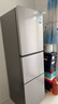 海爾（Haier）251升風(fēng)冷無(wú)霜三開(kāi)門多門家用小冰箱小型海爾255升級(jí)款宿舍租房一級(jí)能效節(jié)能BCD-251WGHC3E7WV(銀) 曬單實(shí)拍圖