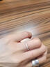 素圈戒指男女款閉口足銀999簡(jiǎn)約冷淡ins情侶對戒刻字班級畢業(yè)禮物 （細款）古法——足銀999 14號 曬單實(shí)拍圖