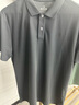 特步爸爸款休閑polo衫官方正品速干透氣運動(dòng)上衣男 0347鋼鐵灰 XL 曬單實(shí)拍圖