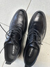 奧康男鞋2025新款春秋男士商務(wù)休閑皮鞋高檔真皮大碼正裝鞋通勤德比鞋 黑色 1245211152N 44 比運(yùn)動(dòng)鞋小一碼拍 曬單實(shí)拍圖
