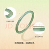 周六福（ZLF）七夕禮物  果綠玉髓手鐲女圓條叮當(dāng)鐲新中式國(guó)風(fēng)送女友禮物 54mm 曬單實(shí)拍圖