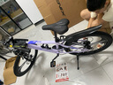 鳳凰山地自行車內(nèi)走線品牌變速青少年男女競賽車自行車成人 坦途510 鋼架三刀輪-淺光紫 24寸【適合145-170cm】 24速 曬單實拍圖