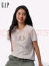 Gap女裝2025夏季新款純棉彩色膠印logo短袖T恤常規(guī)休閑上衣765994 灰白色 L (170/88A) 亞洲尺碼 曬單實拍圖