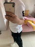 短袖POLO衫男T恤翻領(lǐng)純色純棉夏季大馬標(biāo)商務(wù)休閑輕奢高級(jí)感刺繡 白色 M 125-145斤 曬單實(shí)拍圖