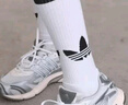 adidas「光波鞋」TEMPER RUN 2經(jīng)典復(fù)古網(wǎng)面老爹鞋阿迪達斯三葉草   漢玉白/金屬銀/乳白色   43 曬單實拍圖